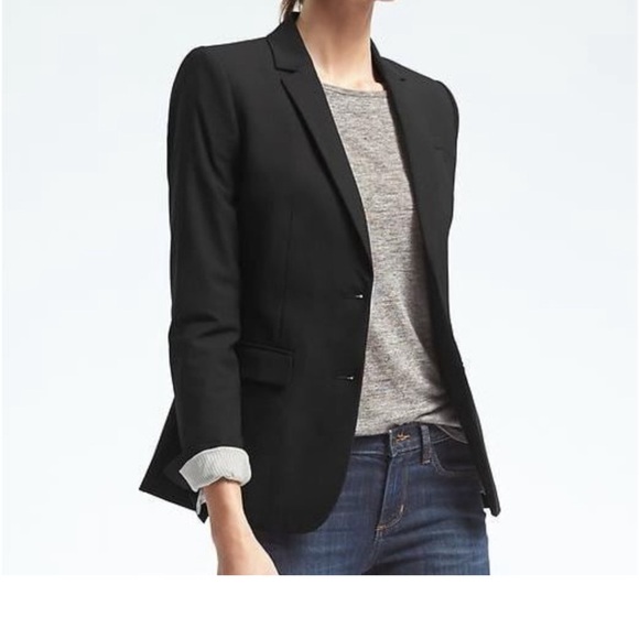 Banana Republic Long and lean blazer, size 6 - Picture 1 of 12